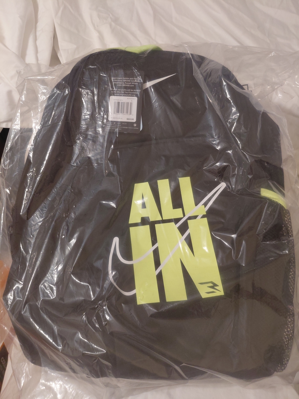 Nike Men’s Black 'All In' Logo Jacket